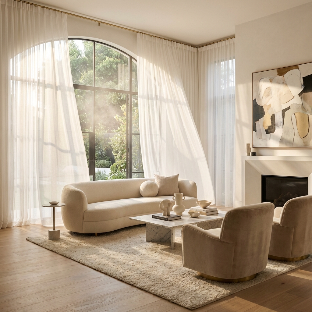 Tül Perde - Ferah ve aydınlık mekanlar